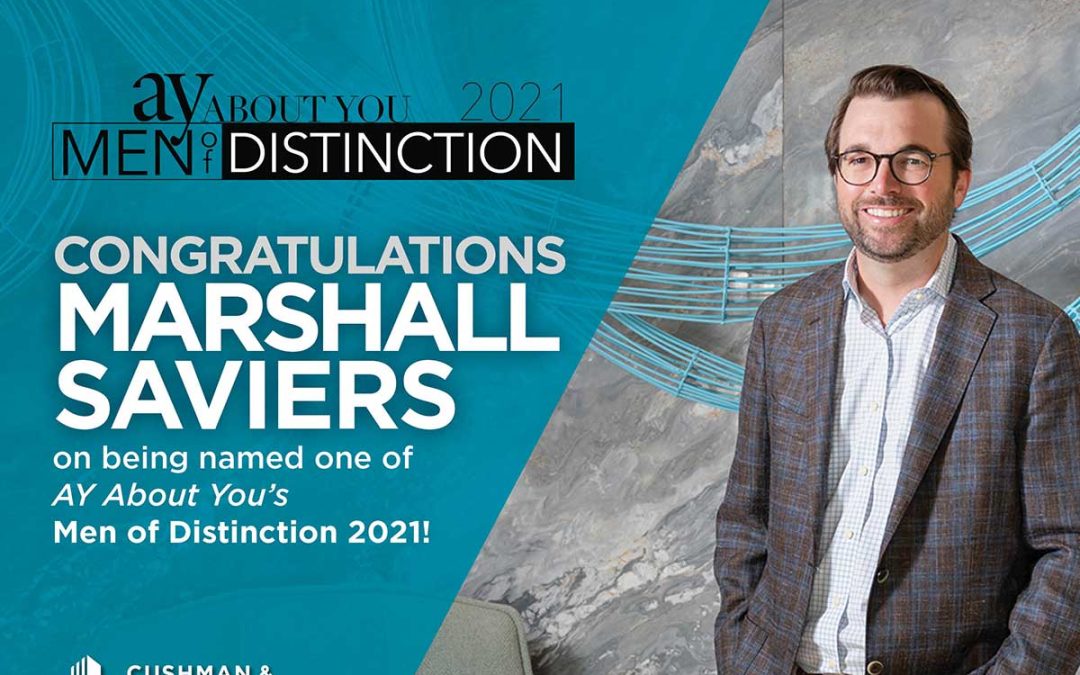 Marshall Saviers earns “Men of Distinction” recognition