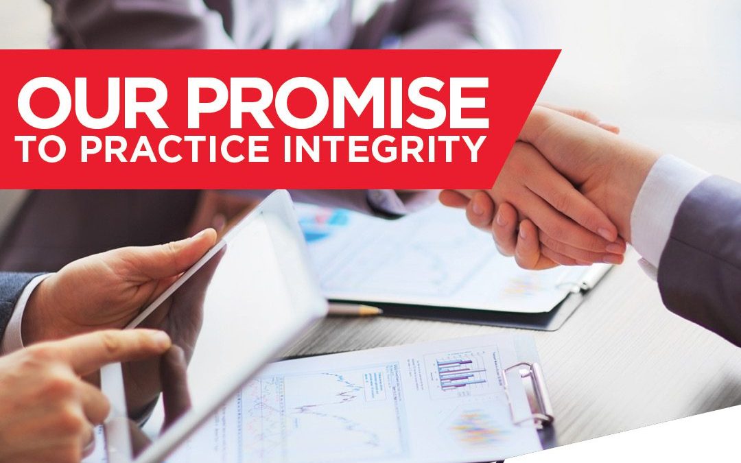 Our Promise to Practice Integrity