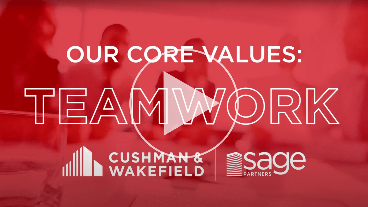 Core Values Teamwork Cushman Wakefield Sage Partners