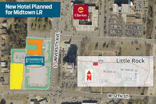 Developers Plan Staybridge Suites for Midtown Little Rock